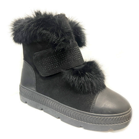 Wholesale Women's Boots Winter Black Shoes Sylvia NPEG7