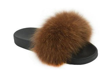 Wholesale Women's Slippers Fur Ladies Flat Slidy Flip Flop Gwendolyn NGd5