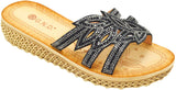 Wholesale Women's Sandals Wedge Strap Ladies Flat Gracelyn NG36