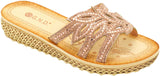 Wholesale Women's Sandals Wedge Strap Ladies Flat Gracelyn NG36
