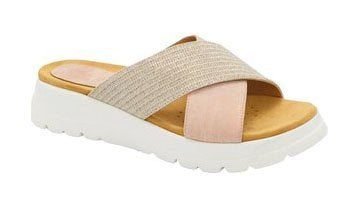 Wholesale Women's Sandals Casual Wedge Strap Ladies Flat Elsie NG19