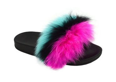 Wholesale Women's Slippers Fur Ladies Flat Slidy Flip Flop Heaven NGdm