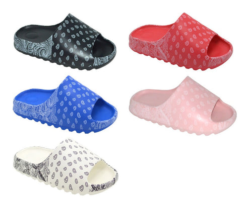 Wholesale Women's Slippers Ladies Mix Assorted Colors Sizes Flip Flops Malani NSU23