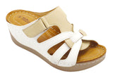 Wholesale Women's Sandals Casual Wedge Strap Ladies Flat Olive NG58