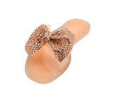 Wholesale Women's Slippers Candy Ribbon Ladies Flat Arielle NGd3