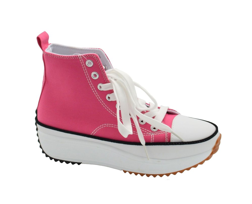 Wholesale Women's Shoes High Top Lace Up Sneakers Vanessa NG25