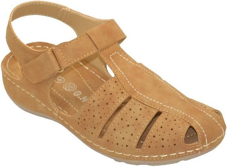 Wholesale Women's Sandals Casual Wedge Strap Ladies Flat Ariella NG84
