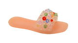 Wholesale Women's Slippers Candy Gem Strap Ladies Flat Gabriela NGd0