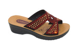Wholesale Women's Sandals Casual Wedge Strap Ladies Flat Nyla NG99