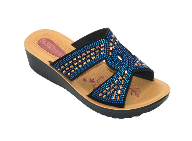 Wholesale Women's Sandals Casual Wedge Strap Ladies Flat Nyla NG99
