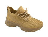 Wholesale Women's Shoes Lace Up Ladies Sneakers Ana NG11
