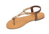Wholesale Women's Sandals Thong Ankle Strap Ladies Flat Ariah NG89