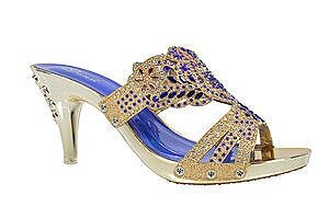 Wholesale Women's Sandals Heeled Glitter Ladies Party Saylor NGj7