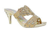 Wholesale Women's Sandals Heeled Glitter Ladies Party Saylor NGj7